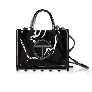 Melissa x Telfar Medium Jelly Shopper Clear Bag